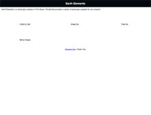 Tablet Screenshot of earthelementslandscapesupply.com